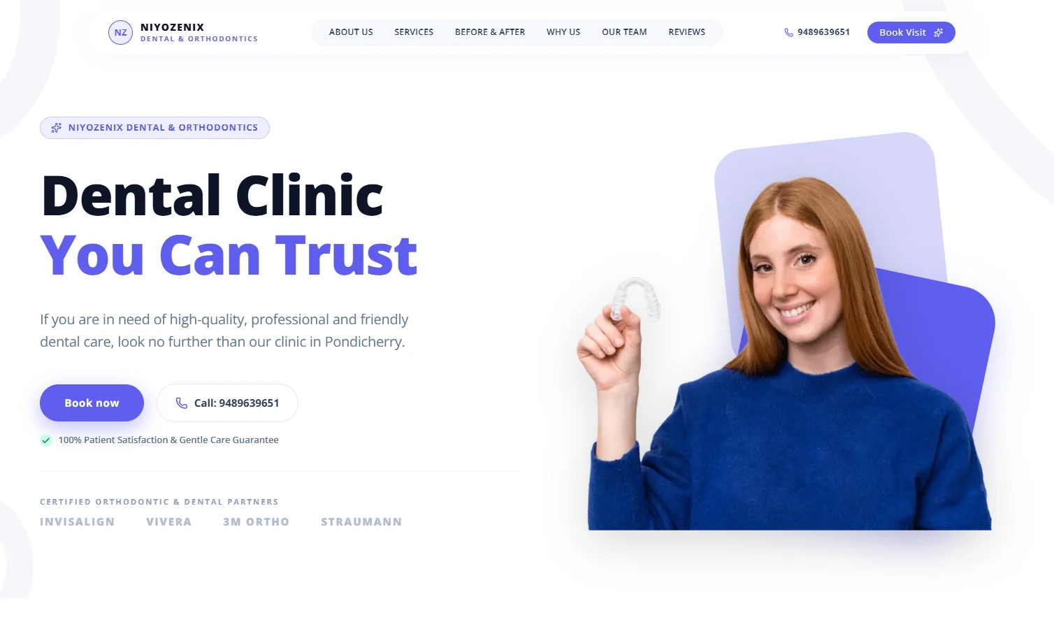Niyozenix Dental Full Stack Healthcare Web Application by Nagarajan
